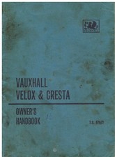 VAUXHALL VELOX PB CRESTA PB