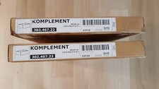 set of 2 IKEA KOMPLEMENT White