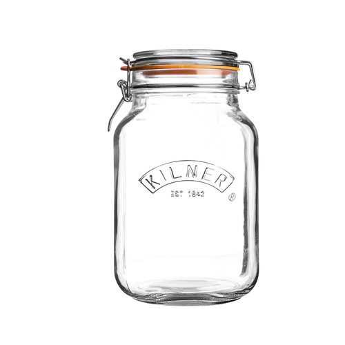 Kilner square clip top - square,