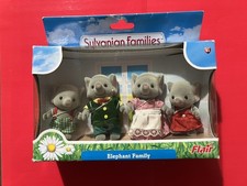 Sylvanian Families Trunk Elephant Family Boxed Toy Figure Set 2009