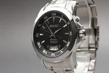[Near MINT] Seiko Premier 6A32-00X0 Perpetual Calendar Roman Quartz Men's Watch