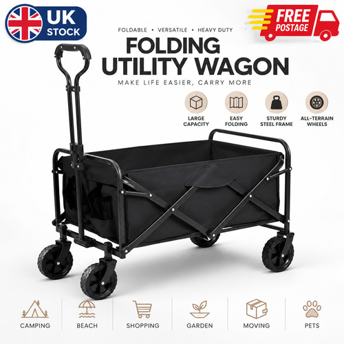 Folding wagon 80kg 100l heavy - 80kg,
