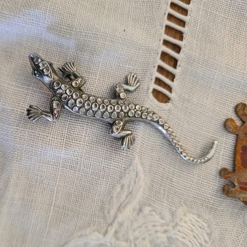 Vintage reptile salamander - reptile,