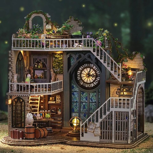 Diy big doll house with - doll,
