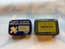 2 Vintage Tins Benoids Throat