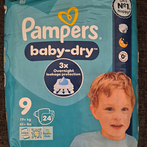 Pampers baby dry disposable - pampers, baby-dry