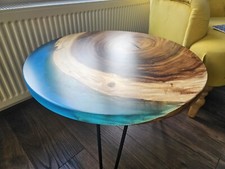 Epoxy Resin Solid Walnut Round