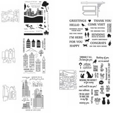 City Floor Greetings Metal