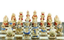 ALICE IN WONDERLAND ,  LATEX MOULDS. SET of  9 chess moulds 