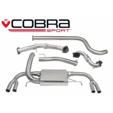 Vauxhall Astra J VXR Full Cobra Sport Exhaust (Sports Cat / Non-Res) VX25b