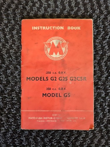 Matchless 250cc model g2s - matchless,