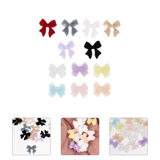 2 Bags of Stereoscopic Manicure Bowknots Nail Art Decorations Nail Salon Supply