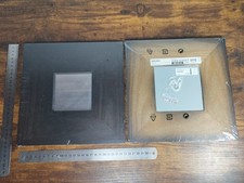 IKEA MALMA Wall Decor Square 10" Framed Mirror - Wood Brown Color NEW