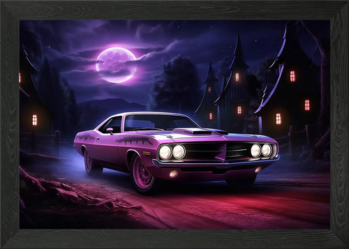 Muscle car 1970 plymouth - car, a