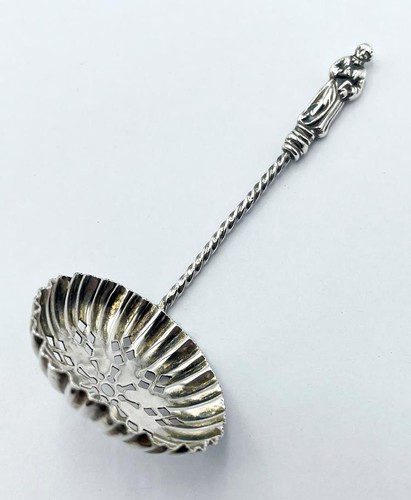 Silver sugar sifter - silver, ladle