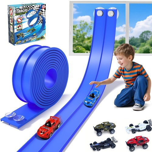 Car track flexible race - car,