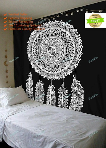 Vintage cotton tapestry - cotton, gypsy