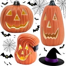 Halloween Large Pumpkin Lamp