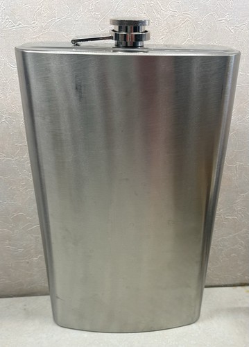 Flask stainless steel - steel, large