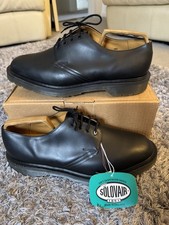 Solovair Black Shoes Mens UK