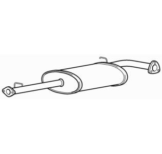 Centre exhaust middle - centre,