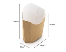 Kraft Disposable Chip Scoop