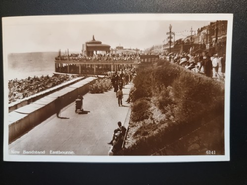 Eastbourne postcard c1925 real - postcard,