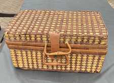 Vintage Wicker Picnic Basket -