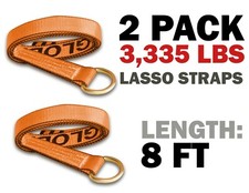 (2) 8' Lasso Strap Wheel Tire