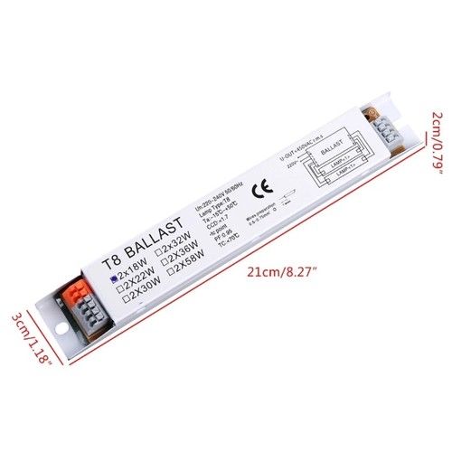2x18 58w compact - t8, 2x18/30/58w