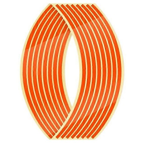 Orange motorbike car rim tape - orange,