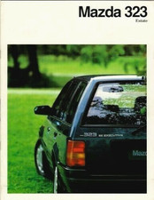 Mazda 323 Estate 1990-1992 UK Market Sales Brochure 1.5 LX & SE Executive