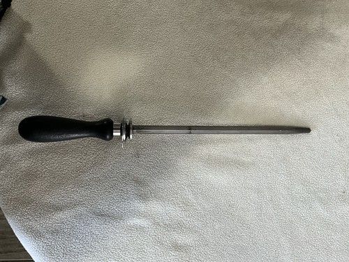 Vintage butchers steel knife - vintage,