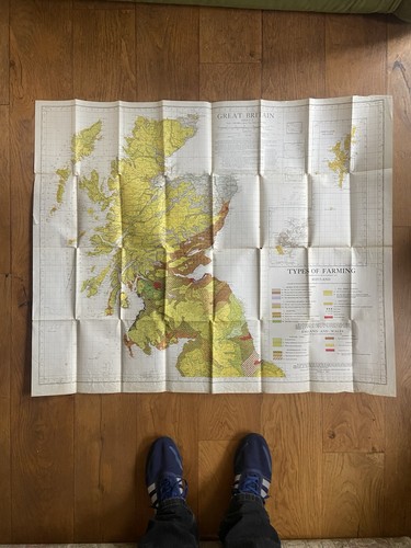 1944 folded sheet map - 1944, of