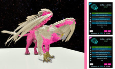 Griffin 1234m  ARK Survival Ascended ASA PVE Griffon Gryphon