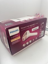 Phillips Lumea IPL Hair Removal System White with /Case Used