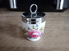 Royal Worcester Bournemouth Rose Egg Coddler - 9 Cms - Vgc