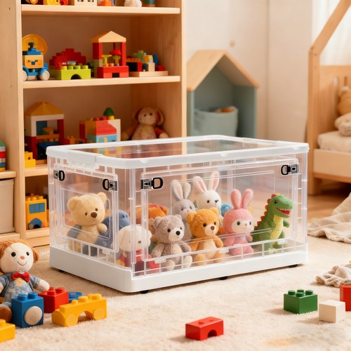 Foldable storage bins - foldable,