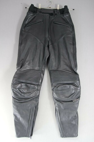 Rev black leather - black, biker