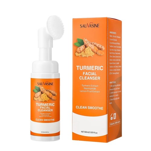 Turmeric facial cleanser with - turmeric,