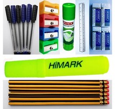 Back to School Pencil Pen Set Pen Pencil Eraser Ruler Sharpener Stationary Set
