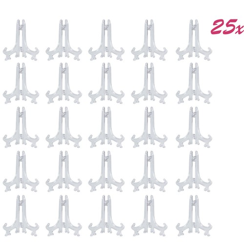 25xclear plastic easel plate - plastic,