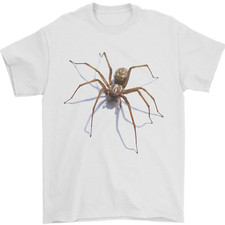 Gruesome Spider Halloween 3D Effect Mens T-Shirt 100% Cotton