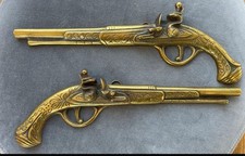 Vintage Brass Replica Pair of