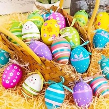 12PCS Colorful Painted Easter