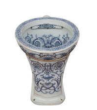 antique Victorian toilet. The