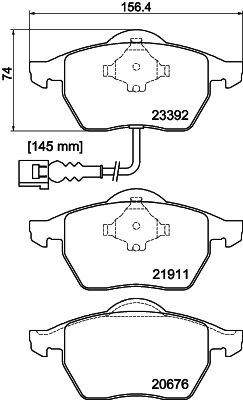Mintex racing front brake - mintex,