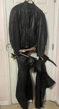 Fox creek black leather - leather, jacket
