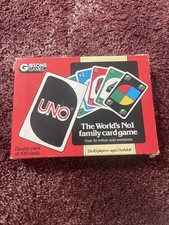 Vintage 1985 UNO Card Game By Gibsons Games - Fully Complete
