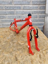 BMX FRAME KIT -  Red + Frame Forks Headset & Brakes - BMX Project 